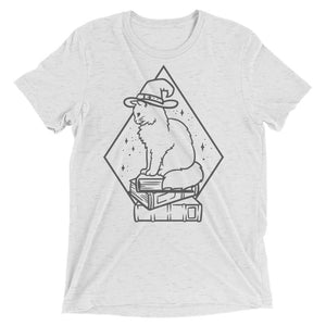 Witchy Kitty Unisex Tri-Blend T-Shirt