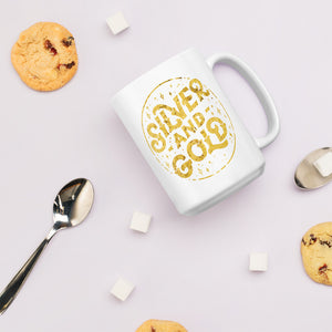 Silver and Gold Mug