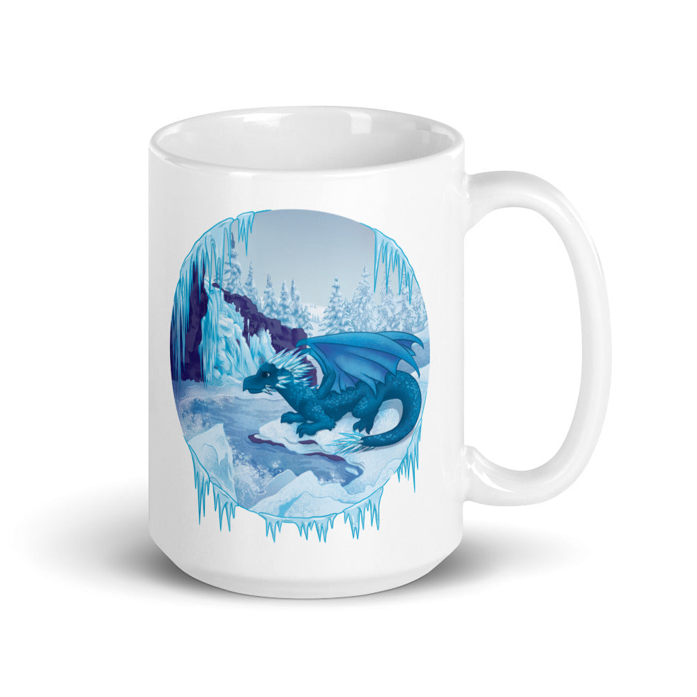 Winter Dragon Mug