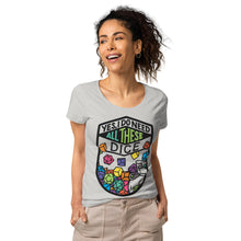 Load image into Gallery viewer, All These Dice Women’s Organic T-Shirt