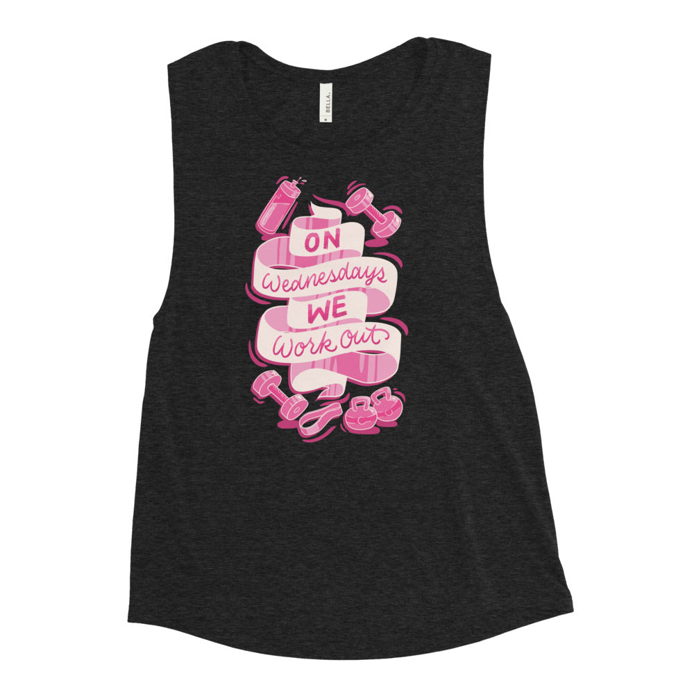 On Wednesdays We Work Out Women's Muscle Tank