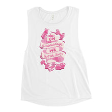 Load image into Gallery viewer, On Wednesdays We Work Out Women&#39;s Muscle Tank
