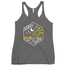 Load image into Gallery viewer, Steel City Starry Skyline Women&#39;s Racerback Tank