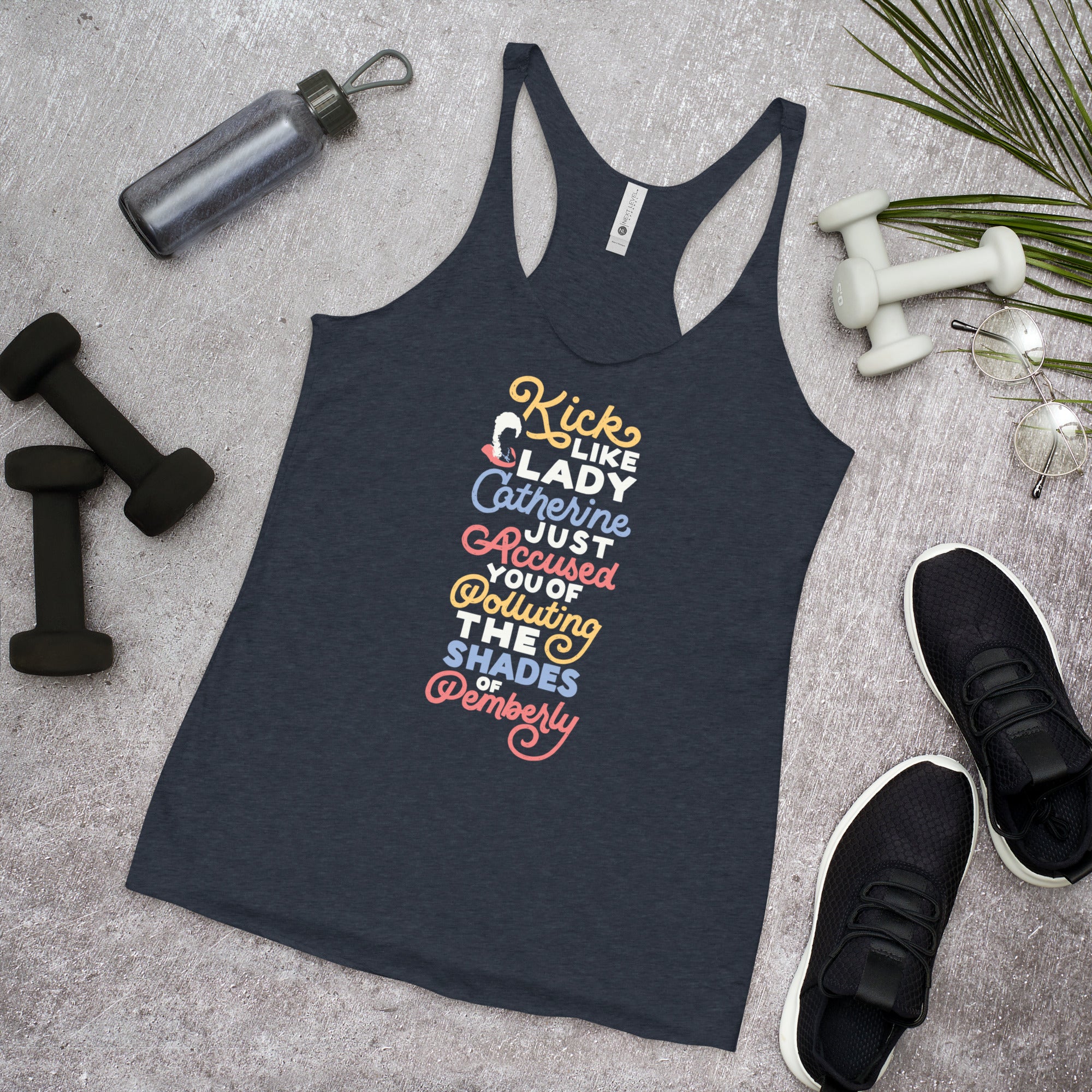 Kick Like Lady Catherine Women's Racerback Tank