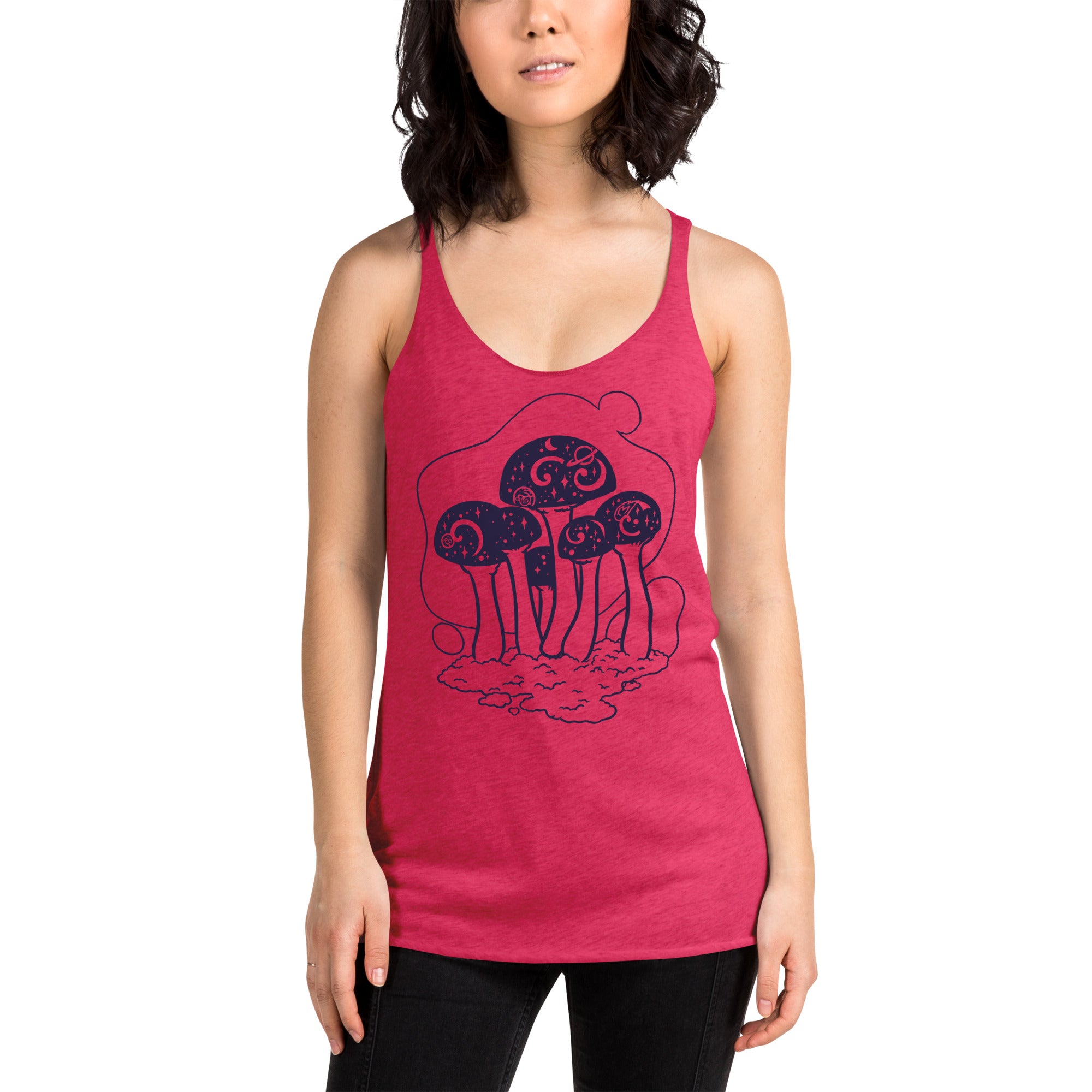 Galactic Fungi Women's Racerback Tank