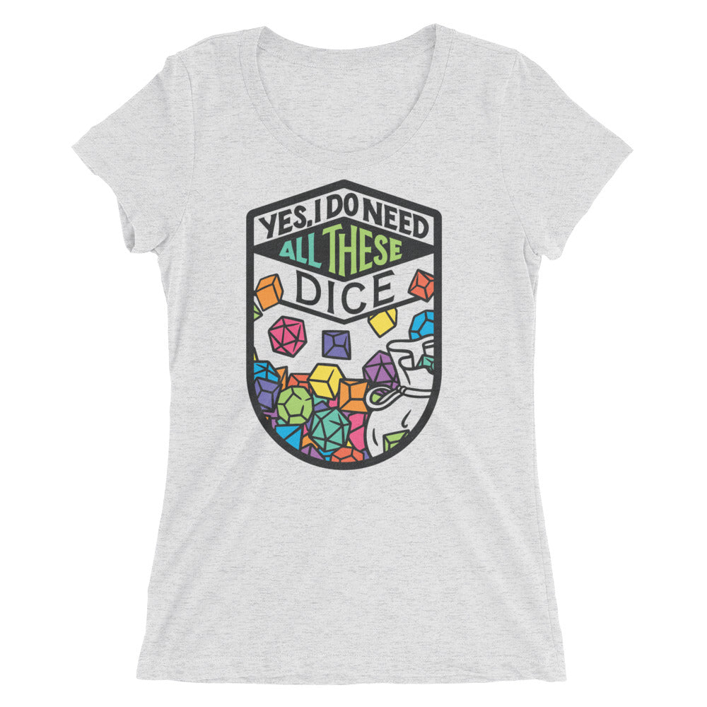 All These Dice Women's Tri-Blend T-Shirt