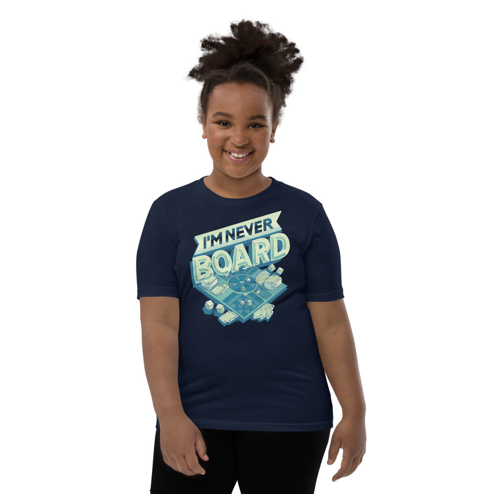I'm Never Board Youth T-Shirt